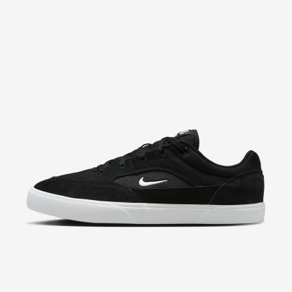 Nike SB Malor Skateboardschuh – Schwarz/Schwarz/Weiß/Weiß