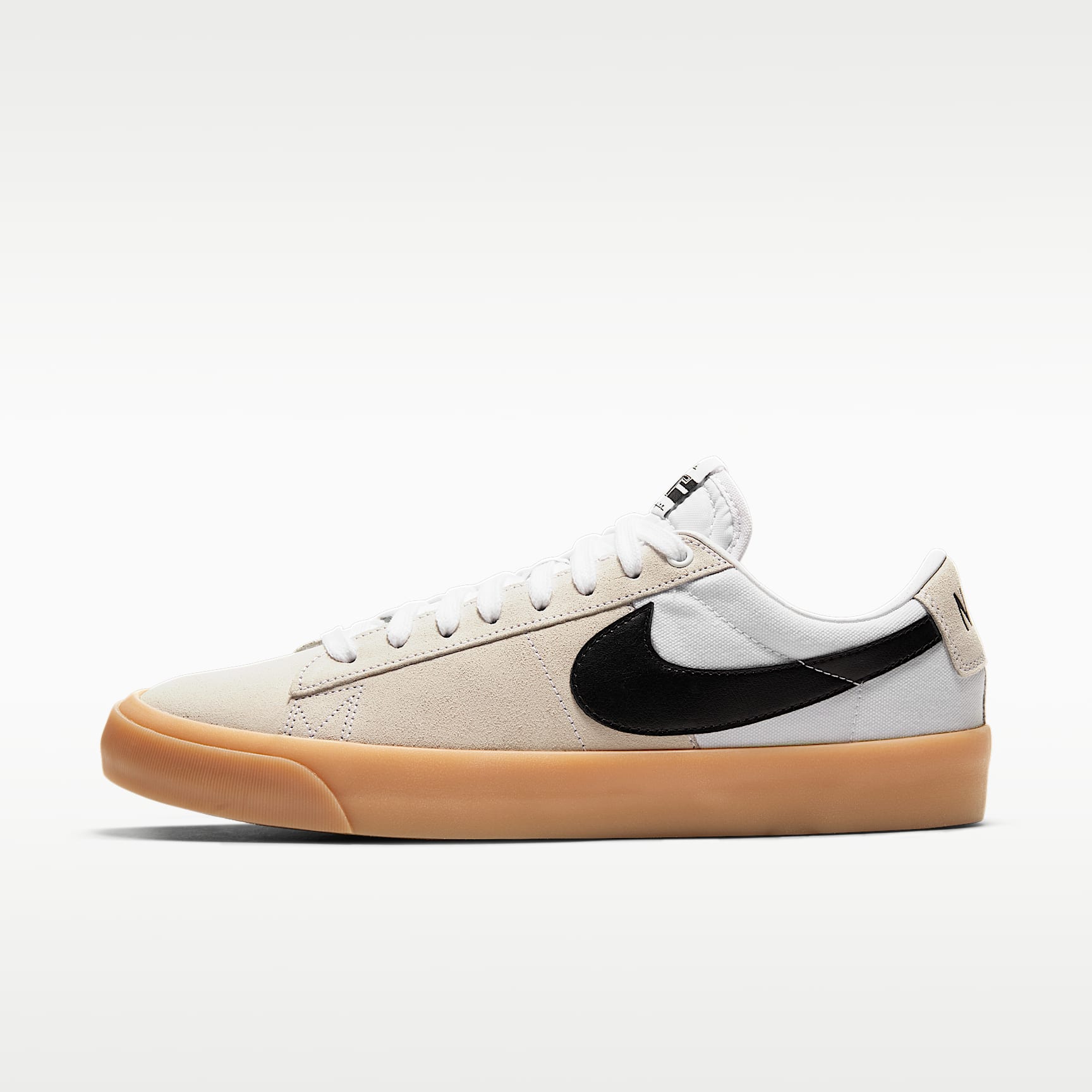 Nike SB Zoom Blazer Low Pro GT Skateboardschuh – Weiß/Weiß/Weiß/Schwarz