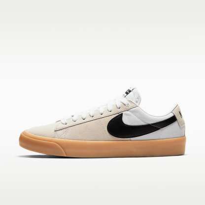 Nike SB Zoom Blazer Low Pro GT Skateboardschuh – Weiß/Weiß/Weiß/Schwarz