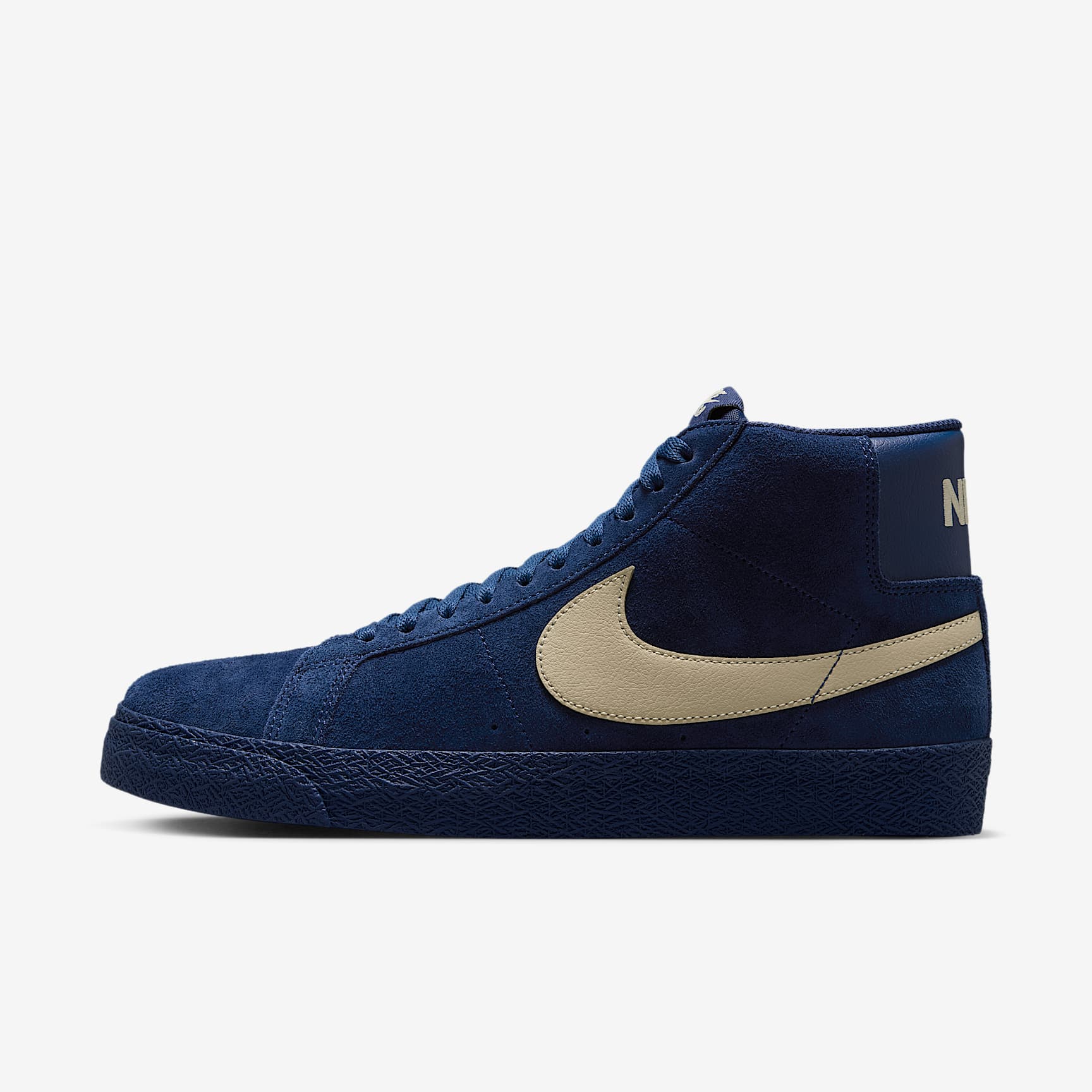 Nike SB Zoom Blazer Mid Skateboardschuh – Coastal Blue/Coastal Blue/Pale Yellow