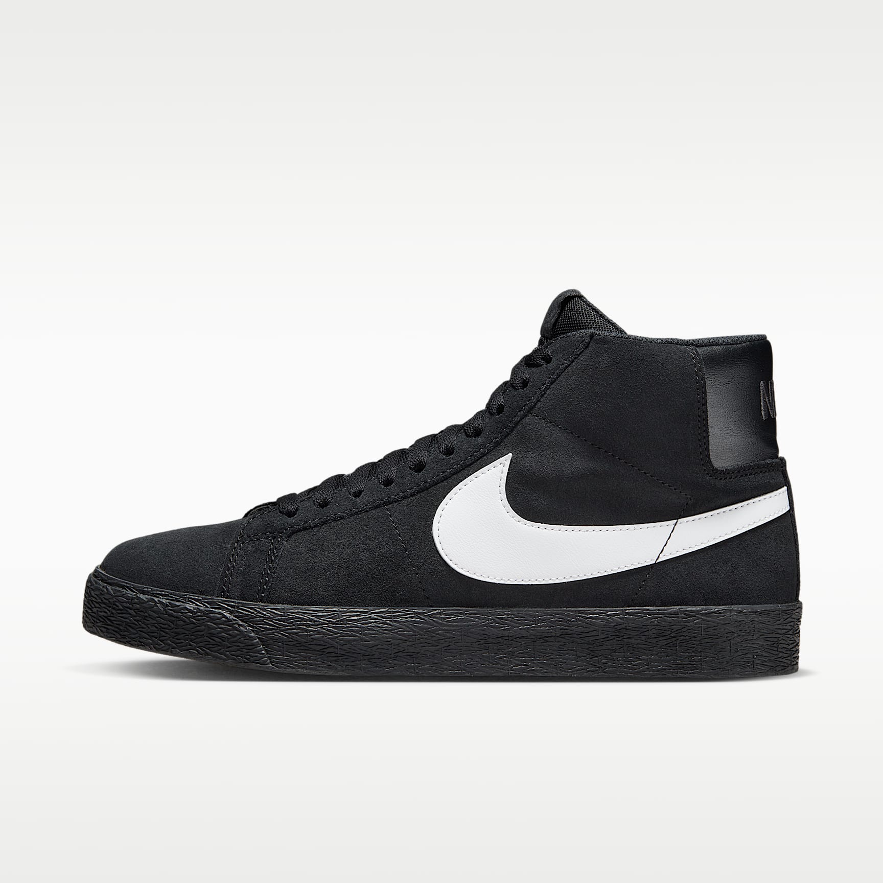 Nike SB Zoom Blazer Mid Skateboardschuh – Schwarz/Schwarz/Schwarz/Weiß