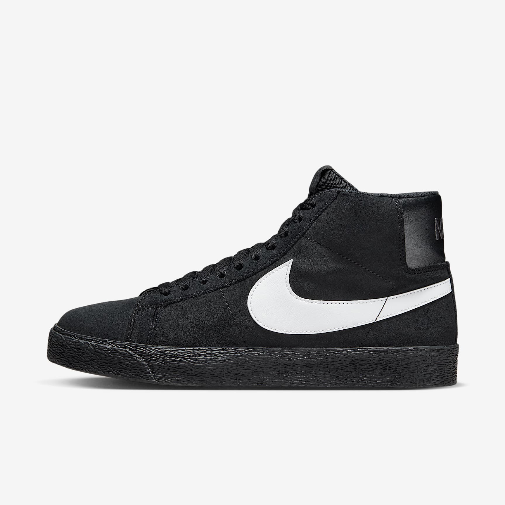 Nike SB Zoom Blazer Mid Skateboardschuh – Schwarz/Schwarz/Schwarz/Weiß