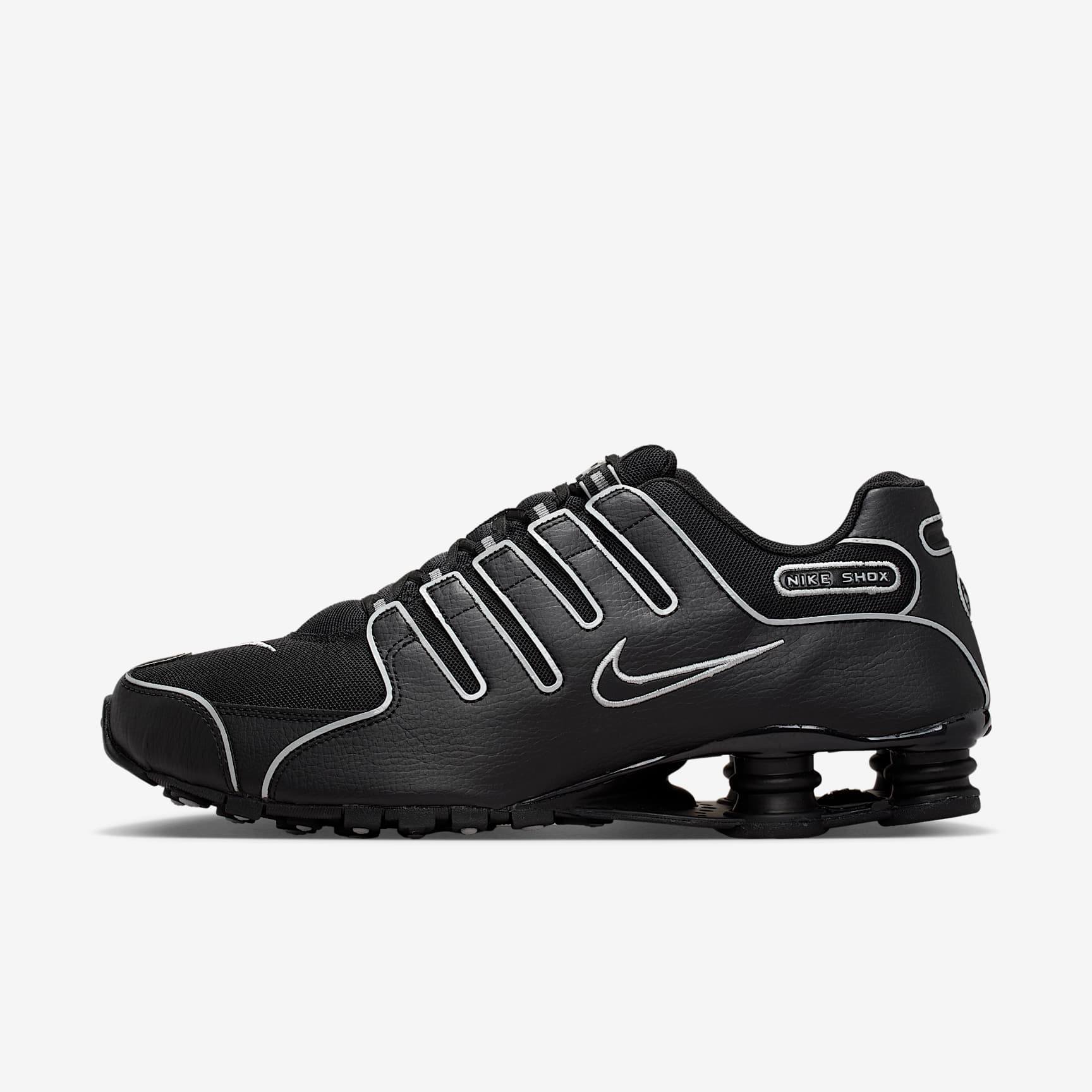 Nike Shox NZ Schuhe (Herren) – Schwarz/Light Smoke Grey/Schwarz