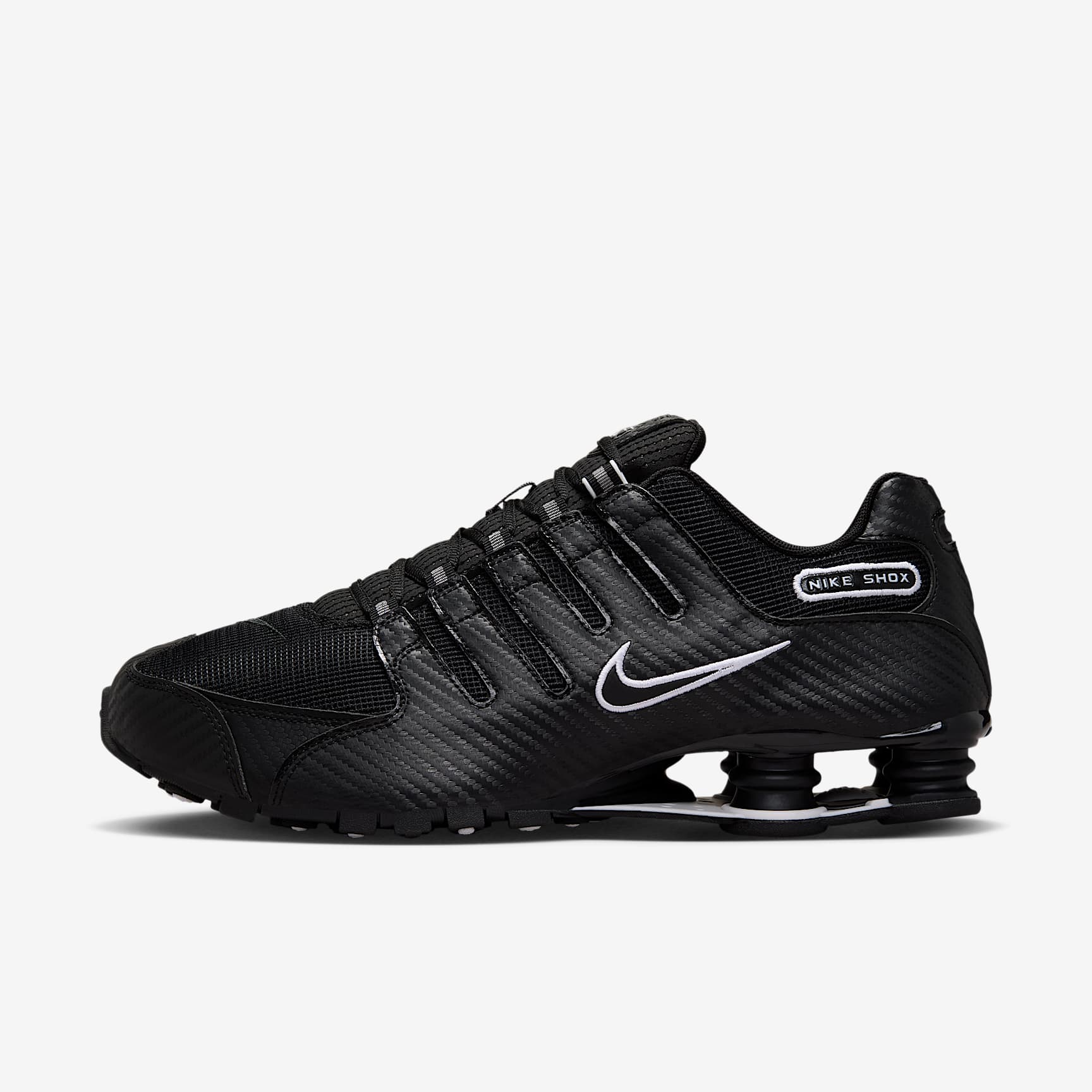 Nike Shox NZ Schuhe (Herren) – Schwarz/Weiß/Schwarz