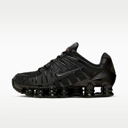 Nike Shox TL Herrenschuh – Schwarz/Metallic Hematite/Max Orange/Schwarz