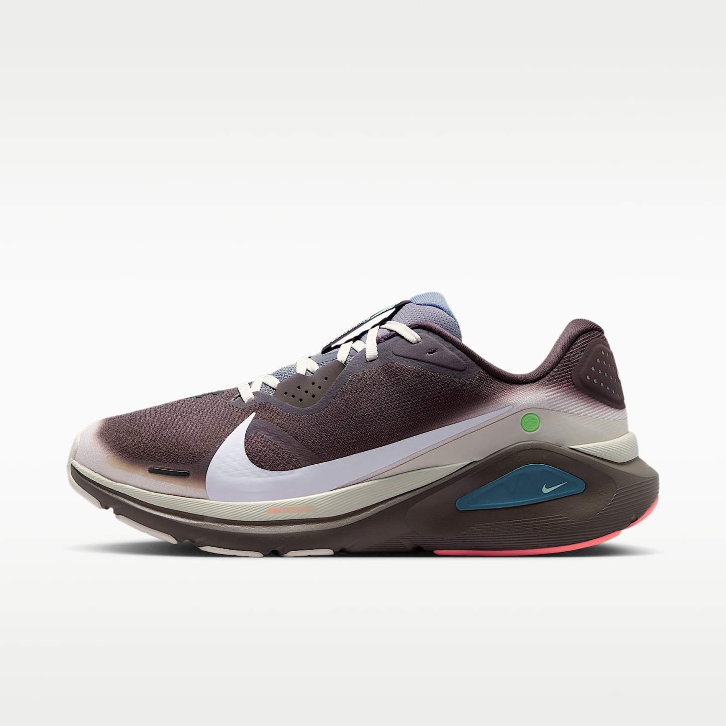 Nike Structure 26 Straßenlaufschuh (Herren) – Baroque Brown/Ironstone/Sea Glass/Weiß
