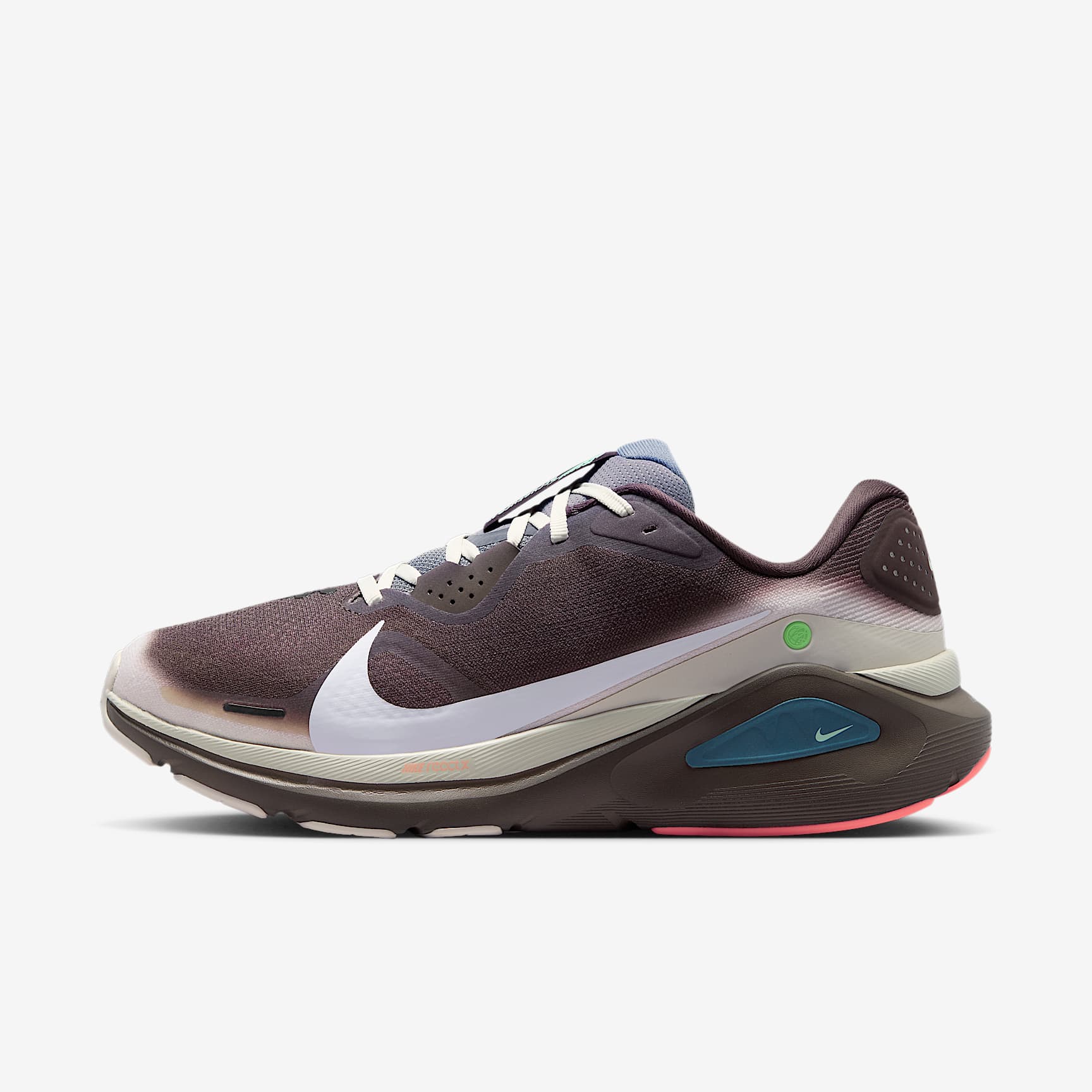 Nike Structure 26 Straßenlaufschuh (Herren) – Baroque Brown/Ironstone/Sea Glass/Weiß