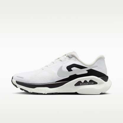 Nike Structure Plus Straßenlaufschuh (Herren) – Summit White/Schwarz/Metallic Silver