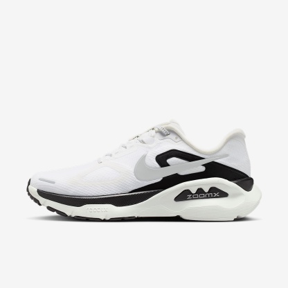 Nike Structure Plus Straßenlaufschuh (Herren) – Summit White/Schwarz/Metallic Silver