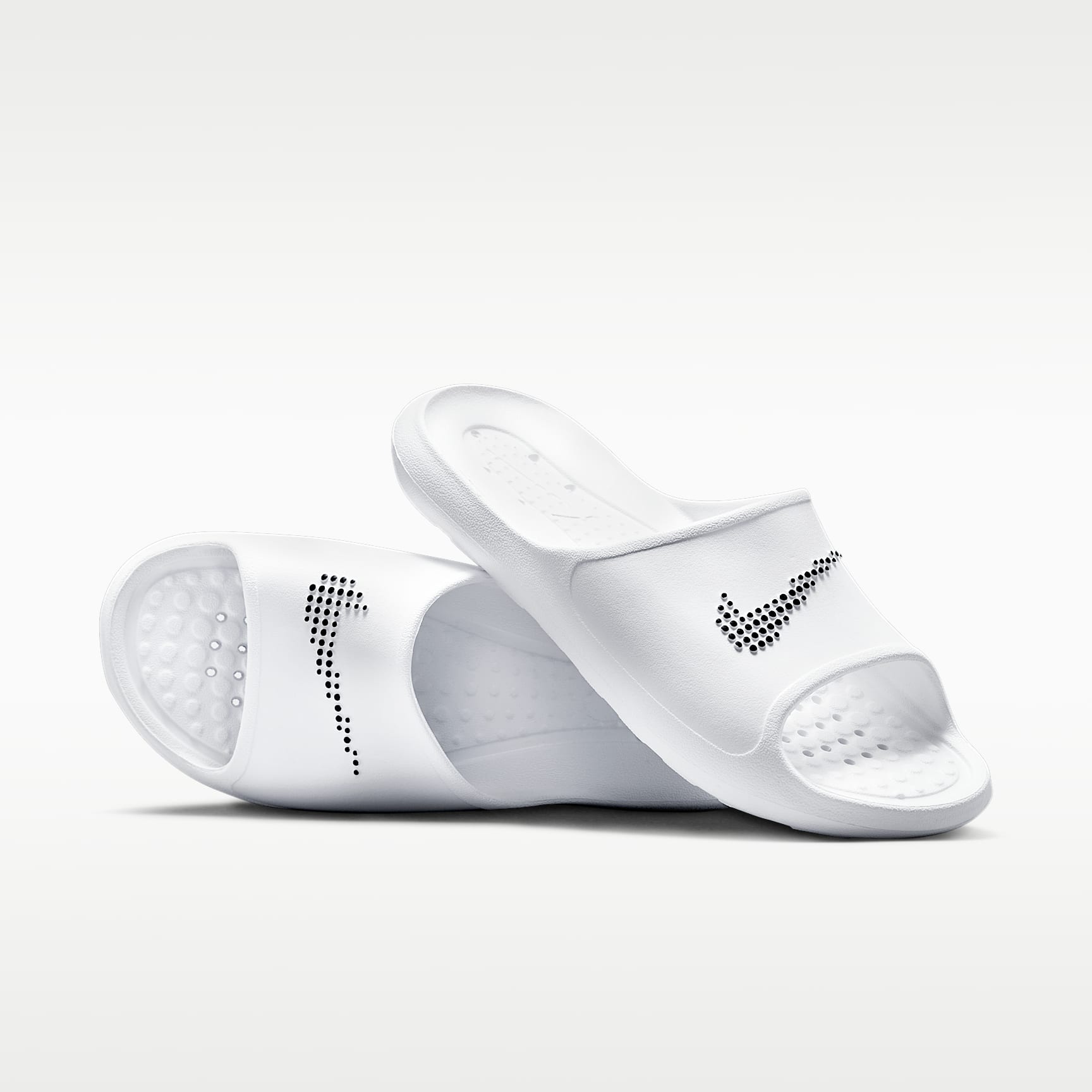 Nike Victori One Herren-Badeslipper – Weiß/Weiß/Schwarz