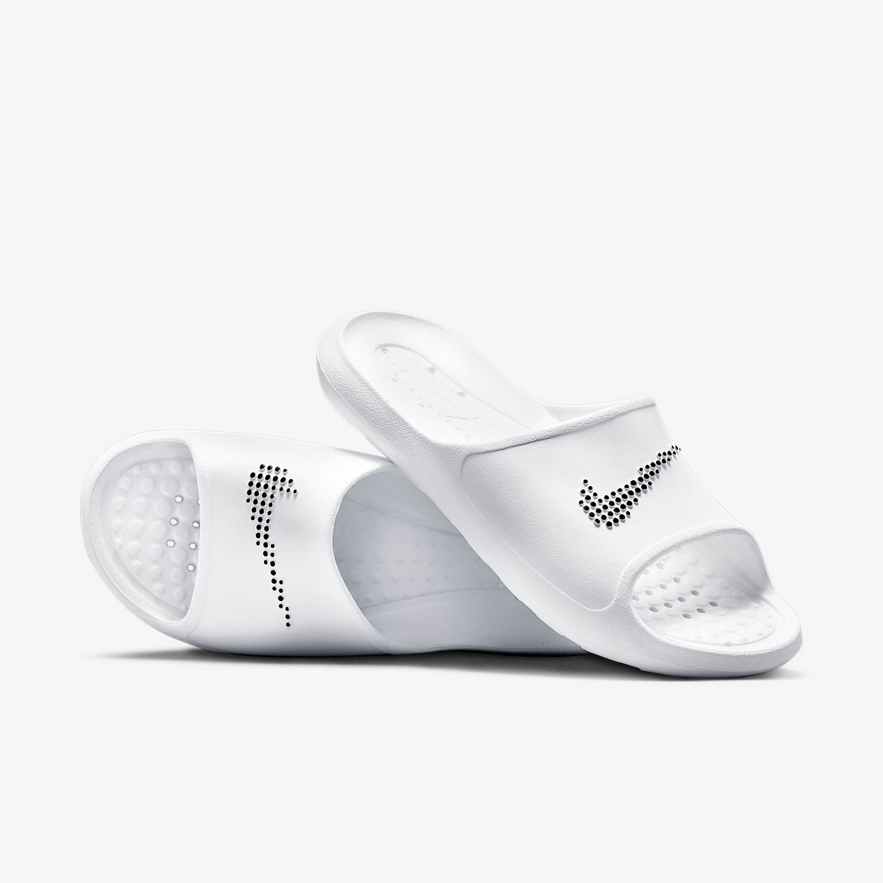 Nike Victori One Herren-Badeslipper – Weiß/Weiß/Schwarz