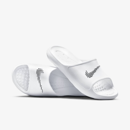 Nike Victori One Herren-Badeslipper – Weiß/Weiß/Schwarz