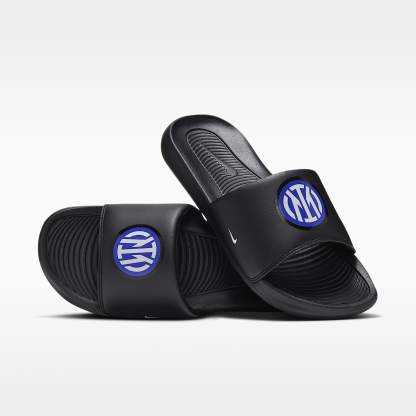 Inter Mailand Victori One Nike Slides (Herren) – Schwarz/Multi-Color/Weiß