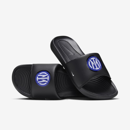 Inter Mailand Victori One Nike Slides (Herren) – Schwarz/Multi-Color/Weiß