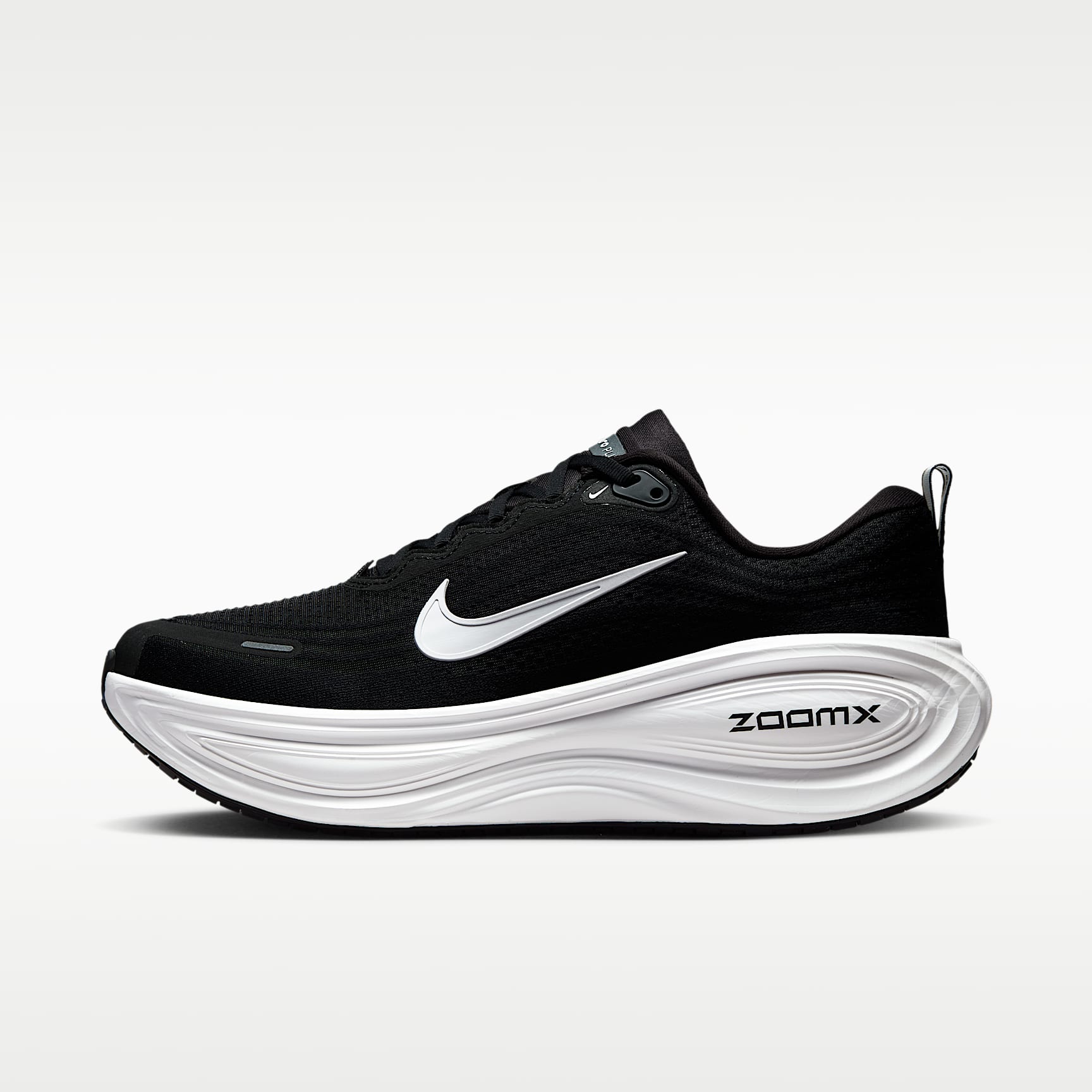 Nike Vomero Plus Straßenlaufschuh (Herren, weit) – Schwarz/Cool Grey/Metallic Dark Grey/Weiß