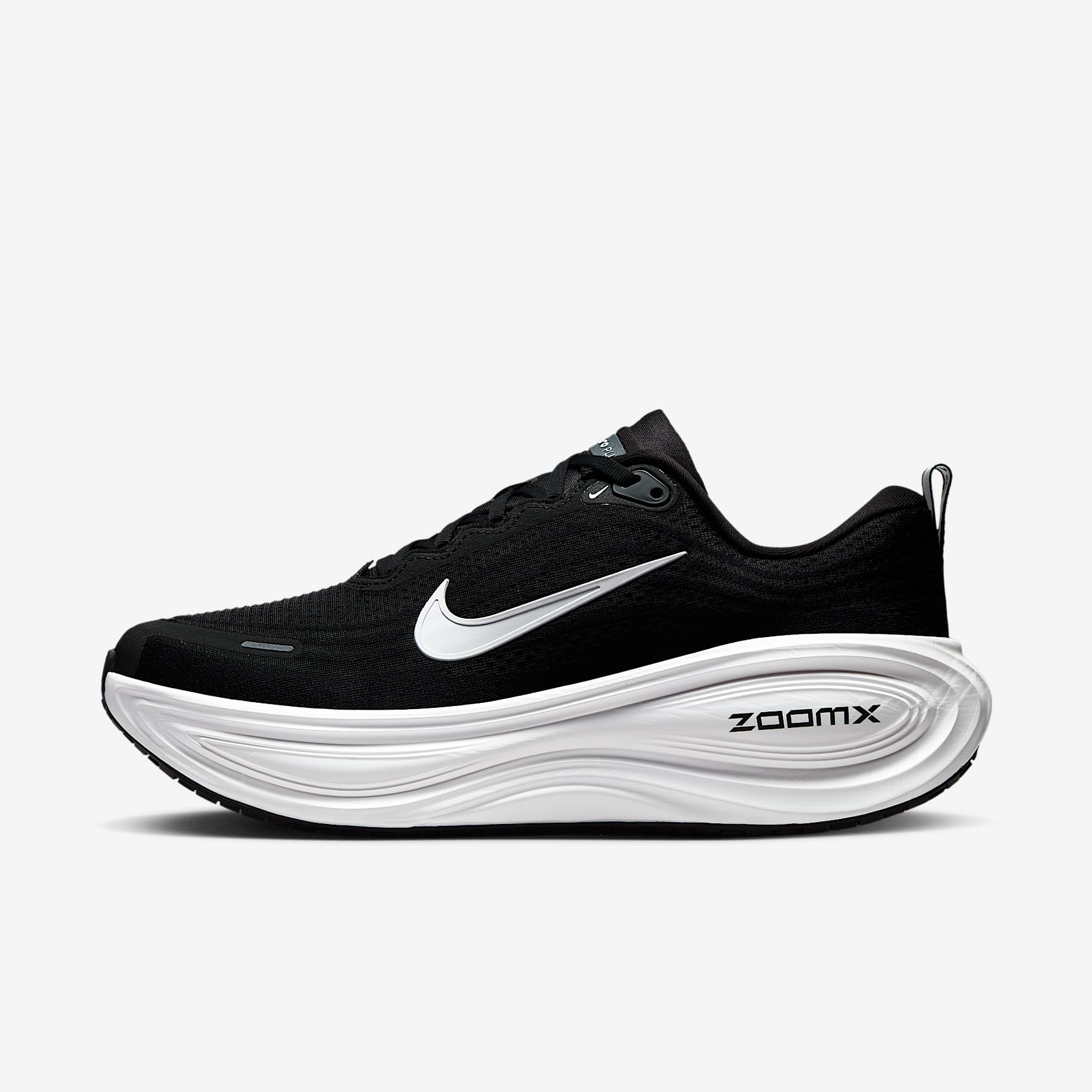 Nike Vomero Plus Straßenlaufschuh (Herren, weit) – Schwarz/Cool Grey/Metallic Dark Grey/Weiß