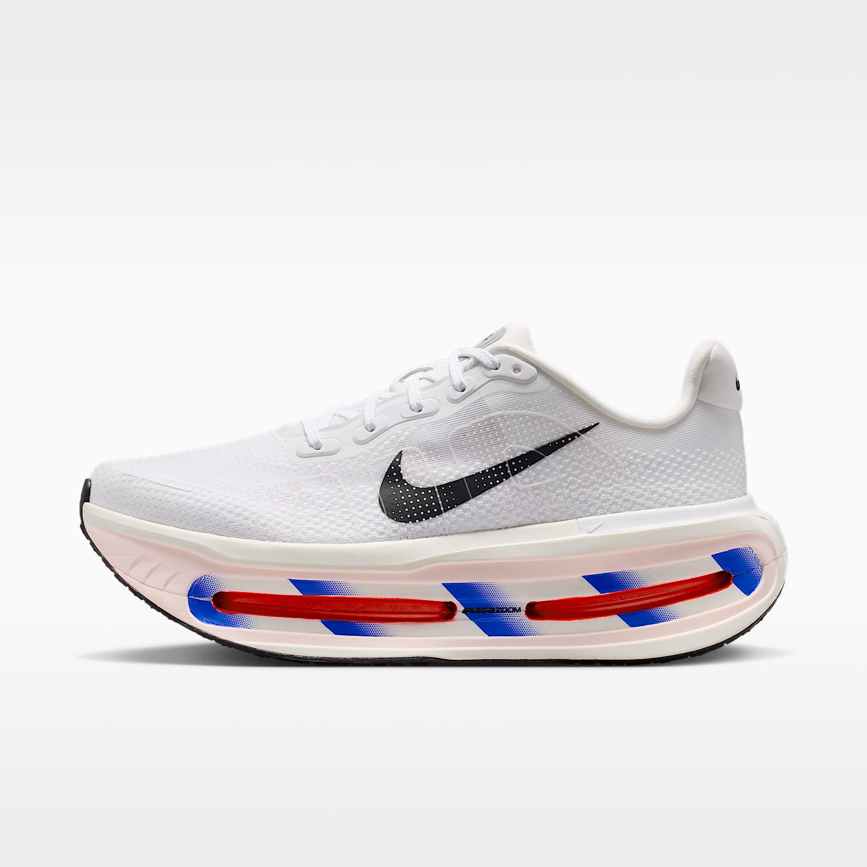 Nike Vomero Premium Straßenlaufschuh (Herren) – Weiß/Racer Blue/Bright Crimson/Schwarz
