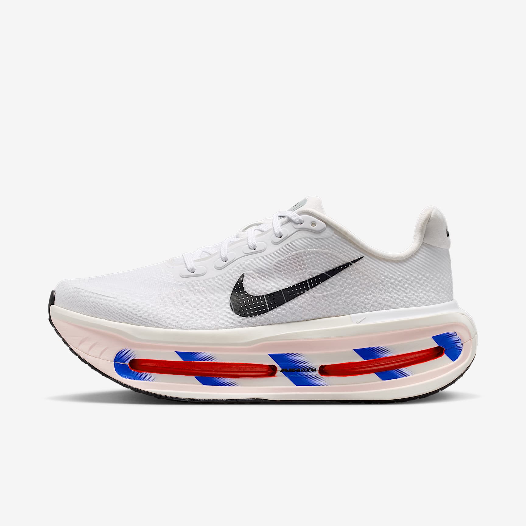 Nike Vomero Premium Straßenlaufschuh (Herren) – Weiß/Racer Blue/Bright Crimson/Schwarz