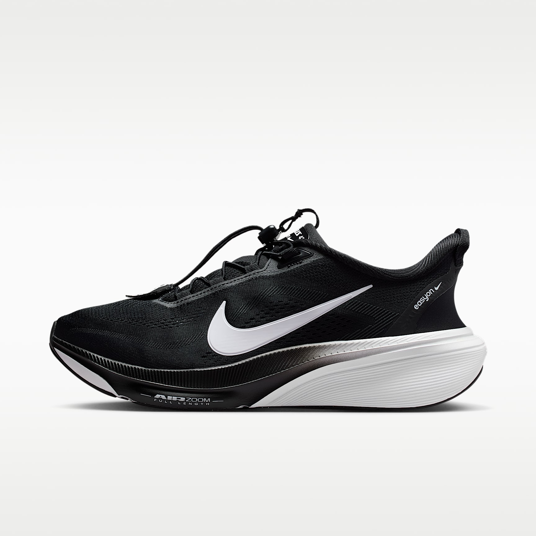 Nike Pegasus 42 EasyOn Straßenlaufschuh (Herren) – Schwarz/Dark Smoke Grey/Weiß