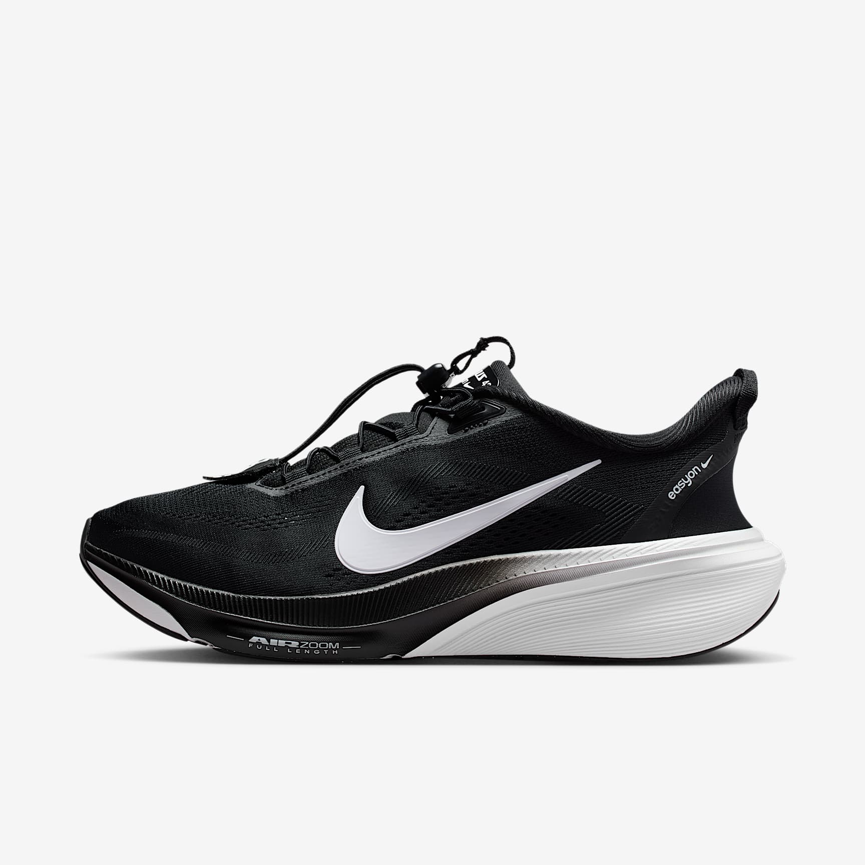 Nike Pegasus 42 EasyOn Straßenlaufschuh (Herren) – Schwarz/Dark Smoke Grey/Weiß