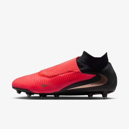 Nike Phantom 6 High Pro Fußballschuh für Kunstrasen – Bright Crimson/Schwarz/Blur