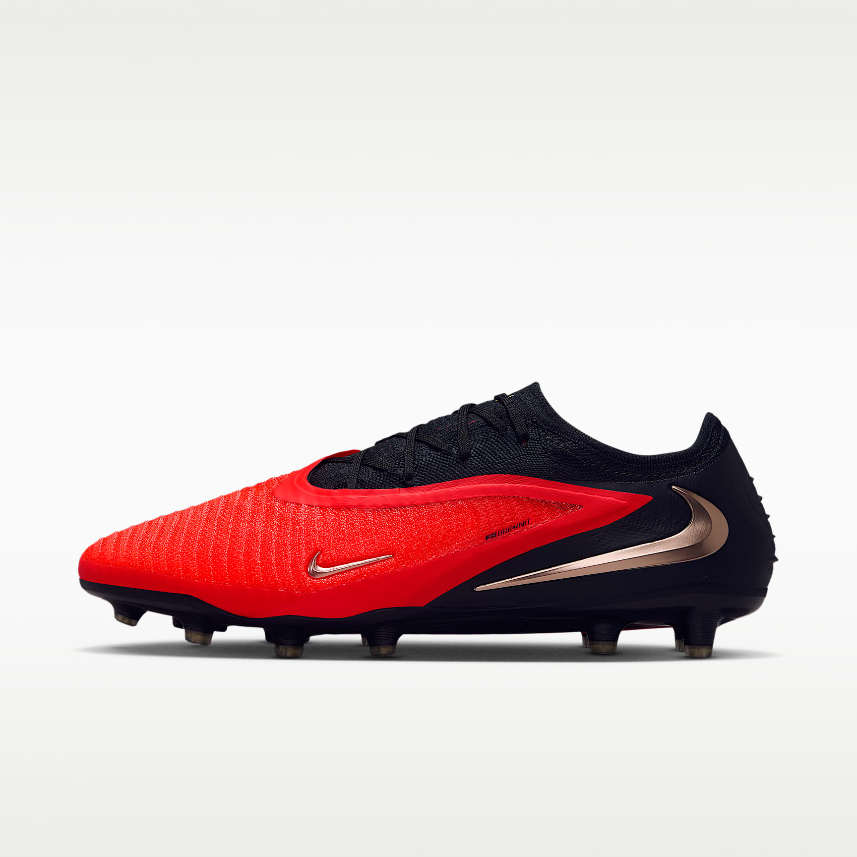 Nike Phantom 6 Low Elite Fußballschuh für Kunstrasen – Bright Crimson/Bright Crimson/Schwarz