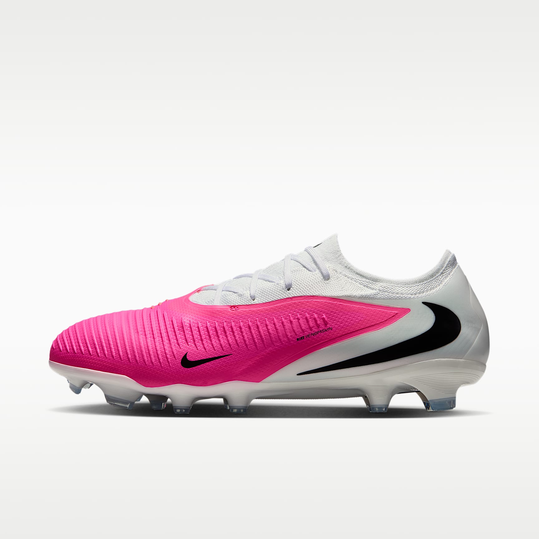 Nike Phantom 6 Low Pro Fußballschuh für normalen Rasen – Multi-Color/Schwarz