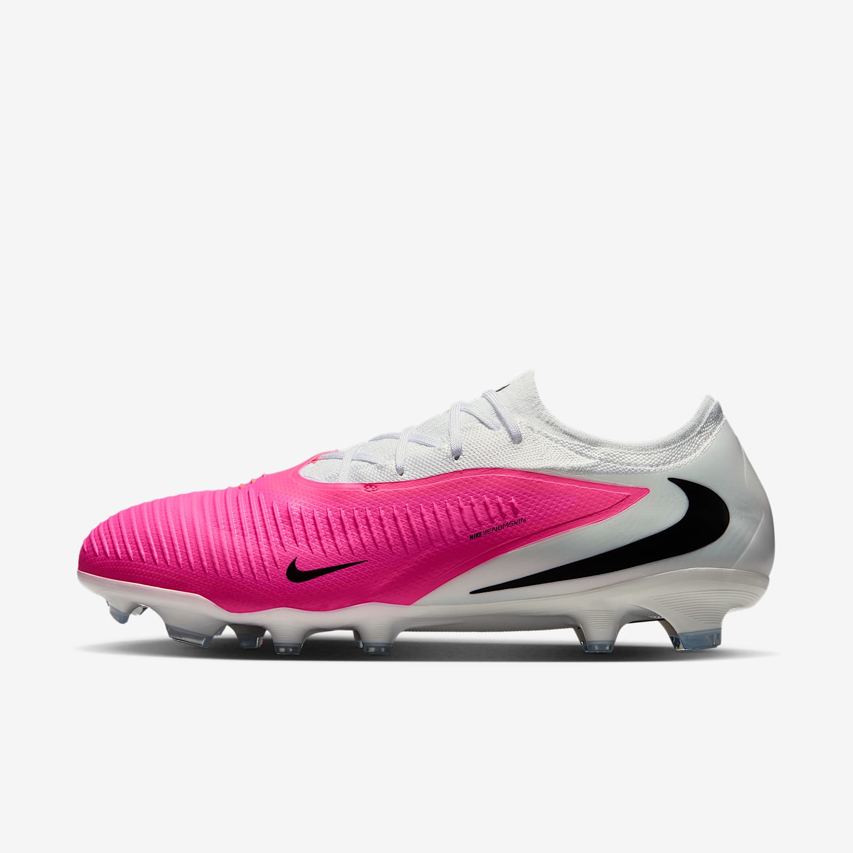 Nike Phantom 6 Low Pro Fußballschuh für normalen Rasen – Multi-Color/Schwarz