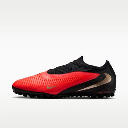 Nike Phantom 6 Low Pro Fußballschuh für Turf – Bright Crimson/Bright Crimson/Schwarz