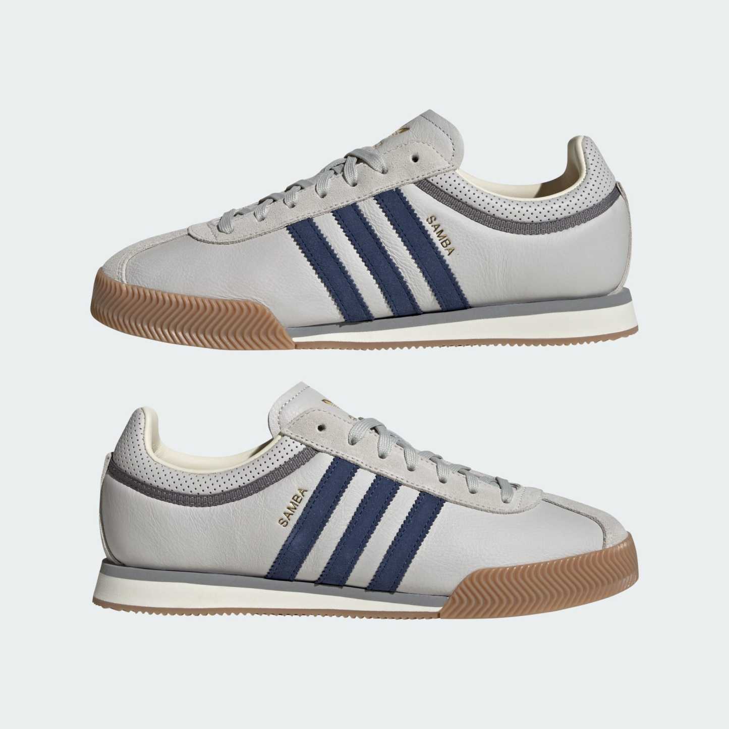 SAMBA 62 SUPER SCHUH – Grey One / Night Indigo / Gum – KJ2410