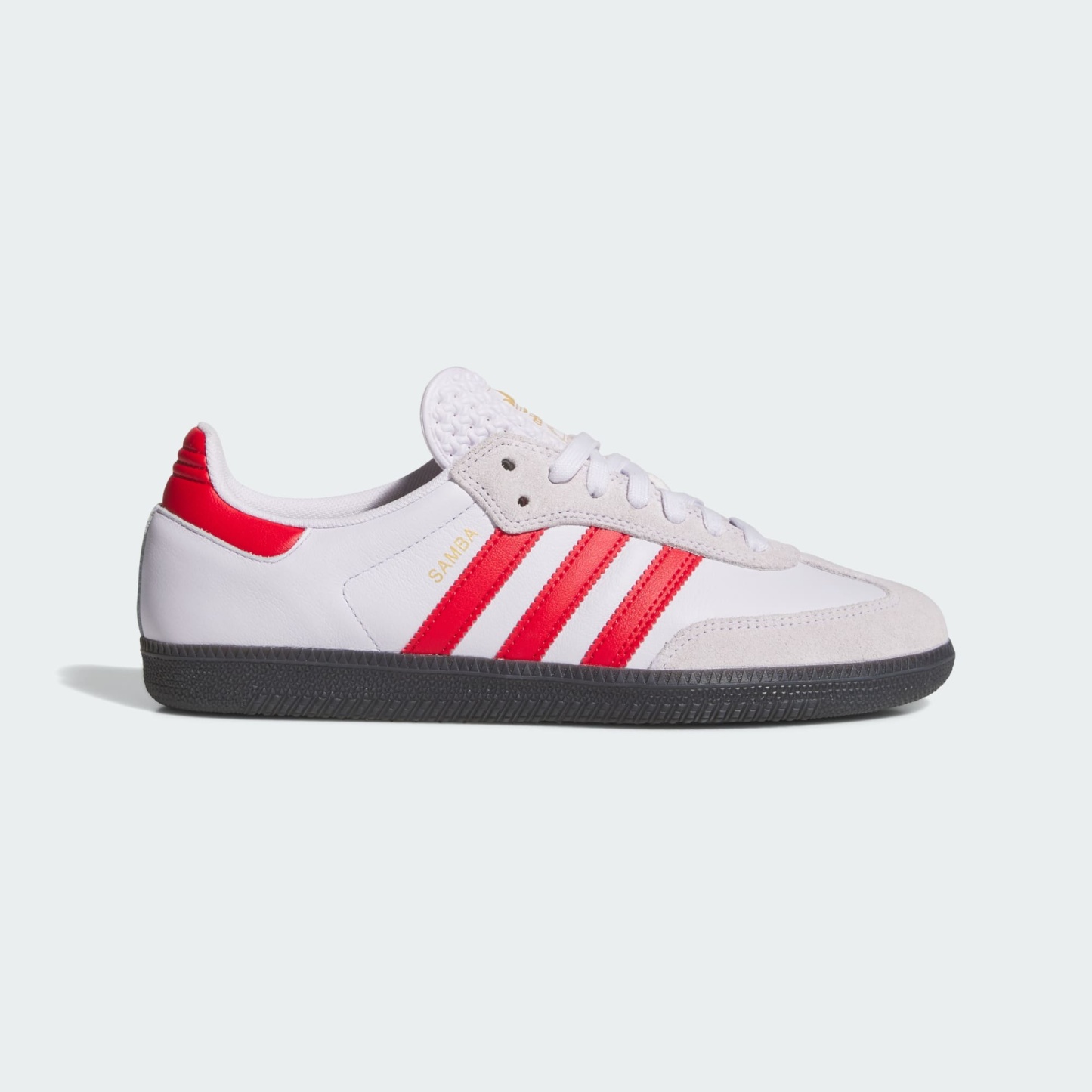 SAMBA ADV Schuh – Core Black / Frozen Purple / Better Scarlet – KJ0264
