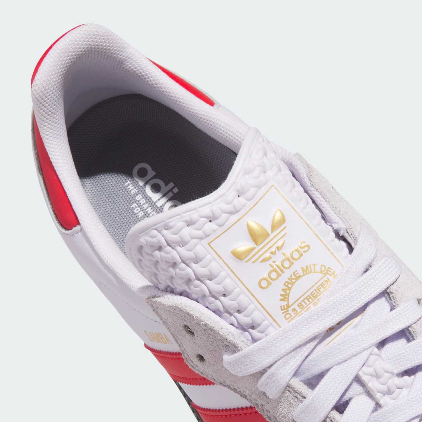 SAMBA ADV Schuh – Core Black / Frozen Purple / Better Scarlet – KJ0264