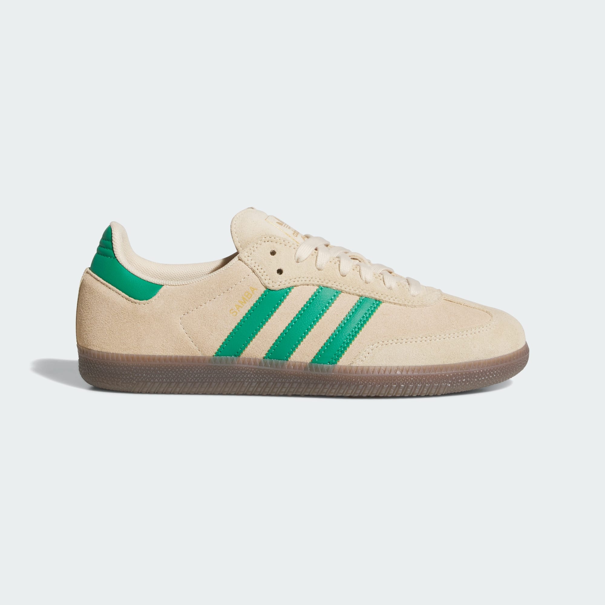SAMBA ADV Schuh – Sand Strata / Court Green / Gum – KJ0262