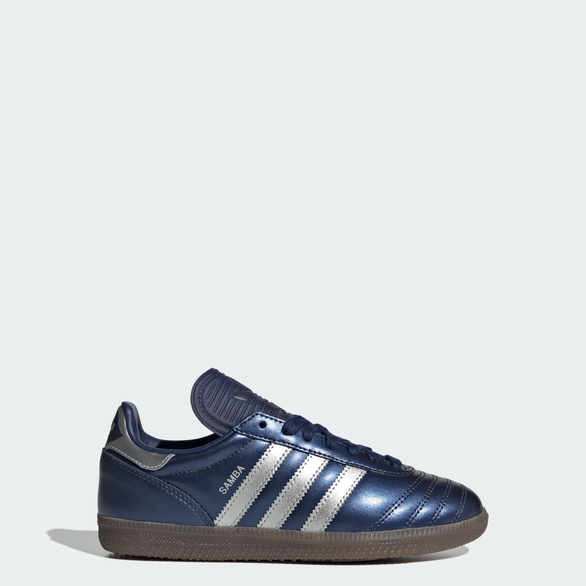 SAMBA JP SCHUH – Dark Blue / Silver Metallic / Gum – KI0540