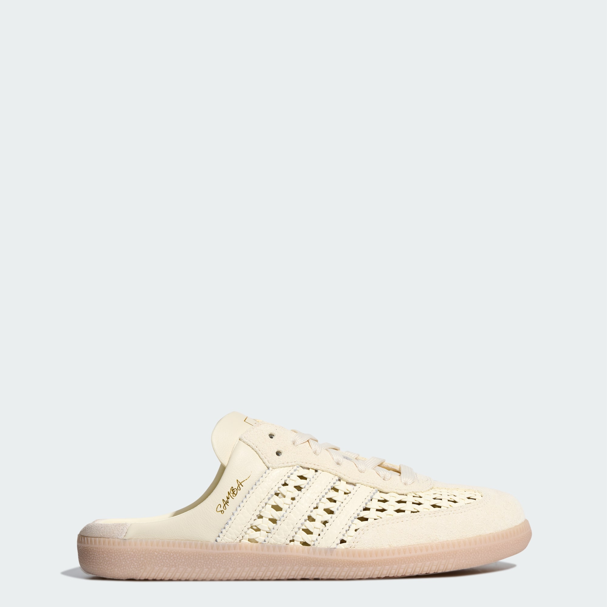 Samba OG MULE Schuh – Cream White / Cream White / Gold Metallic – KH7719