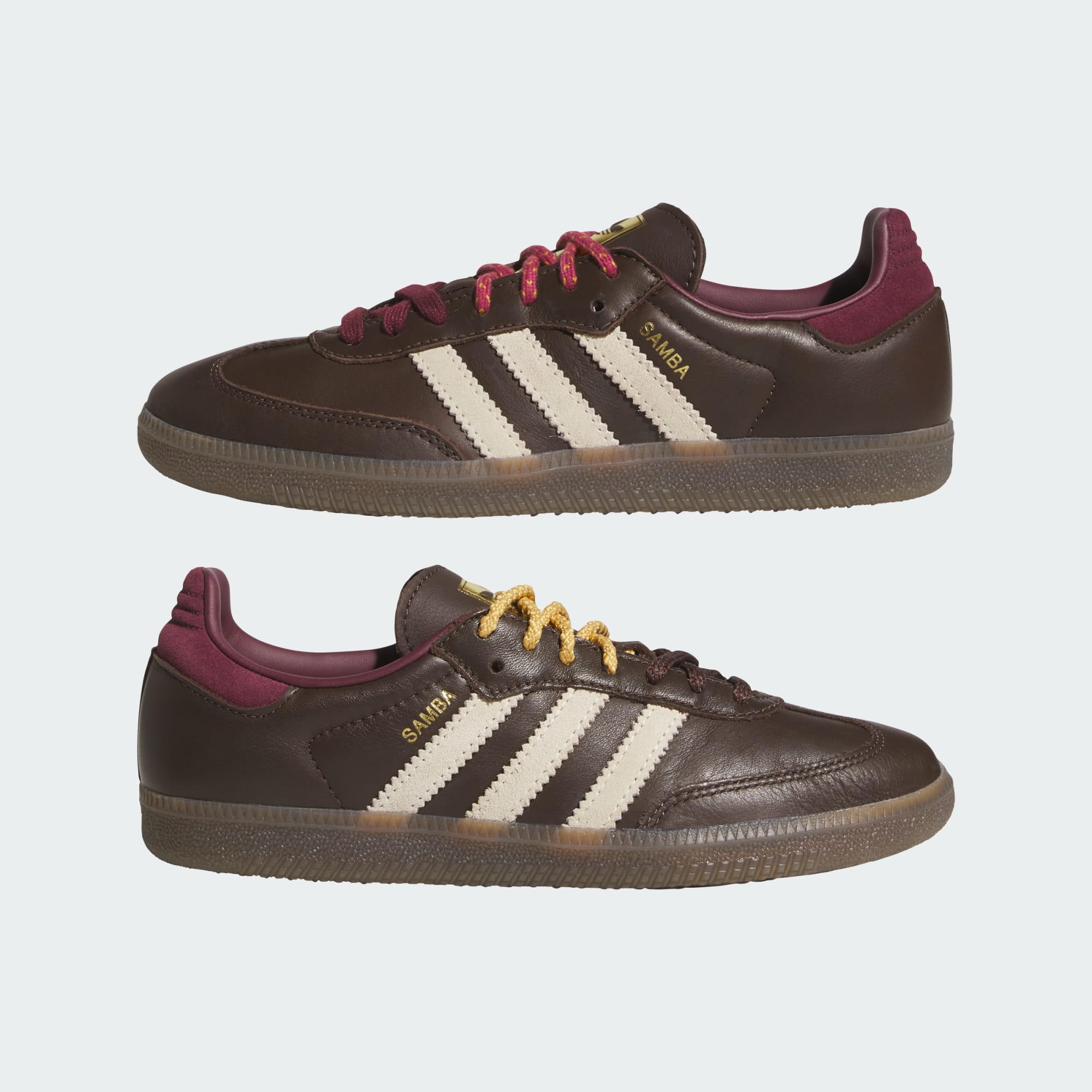 SAMBA OG SCHUH – Brown / Warm Vanilla / Maroon – KI8139