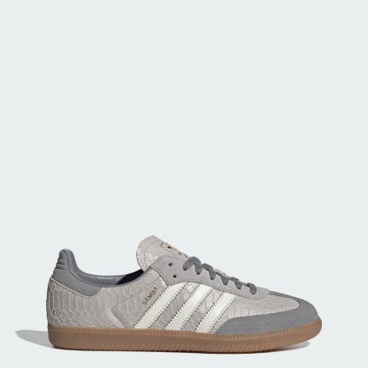 Samba OG Schuh – Grey Two / Off White / Gum – KK3274