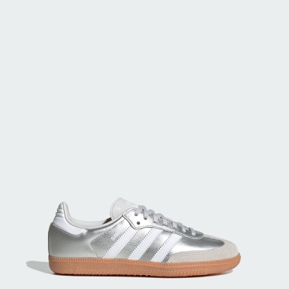SAMBA OG SCHUH – Silver Metallic / Cloud White / Gum – KK2327