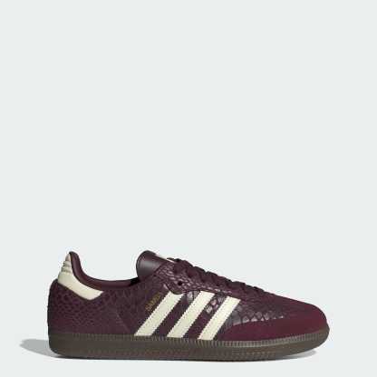 SAMBA OG SCHUH – Maroon / Cream White / Gold Metallic – IH3979