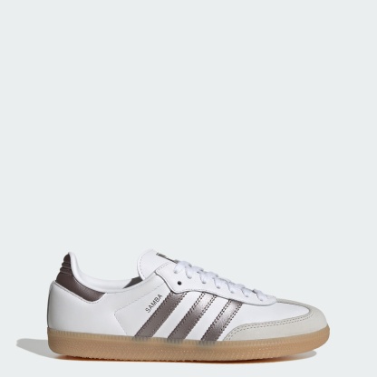 SAMBA OG SCHUH – Cloud White / Coffee Met. / Gum – KK2504