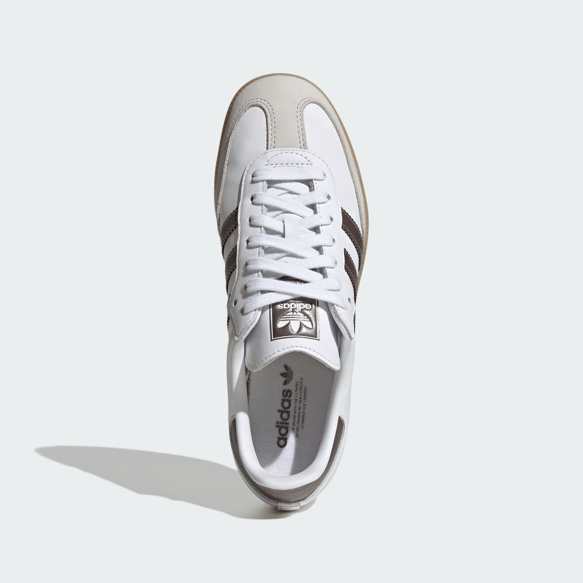 SAMBA OG SCHUH – Cloud White / Coffee Met. / Gum – KK2504