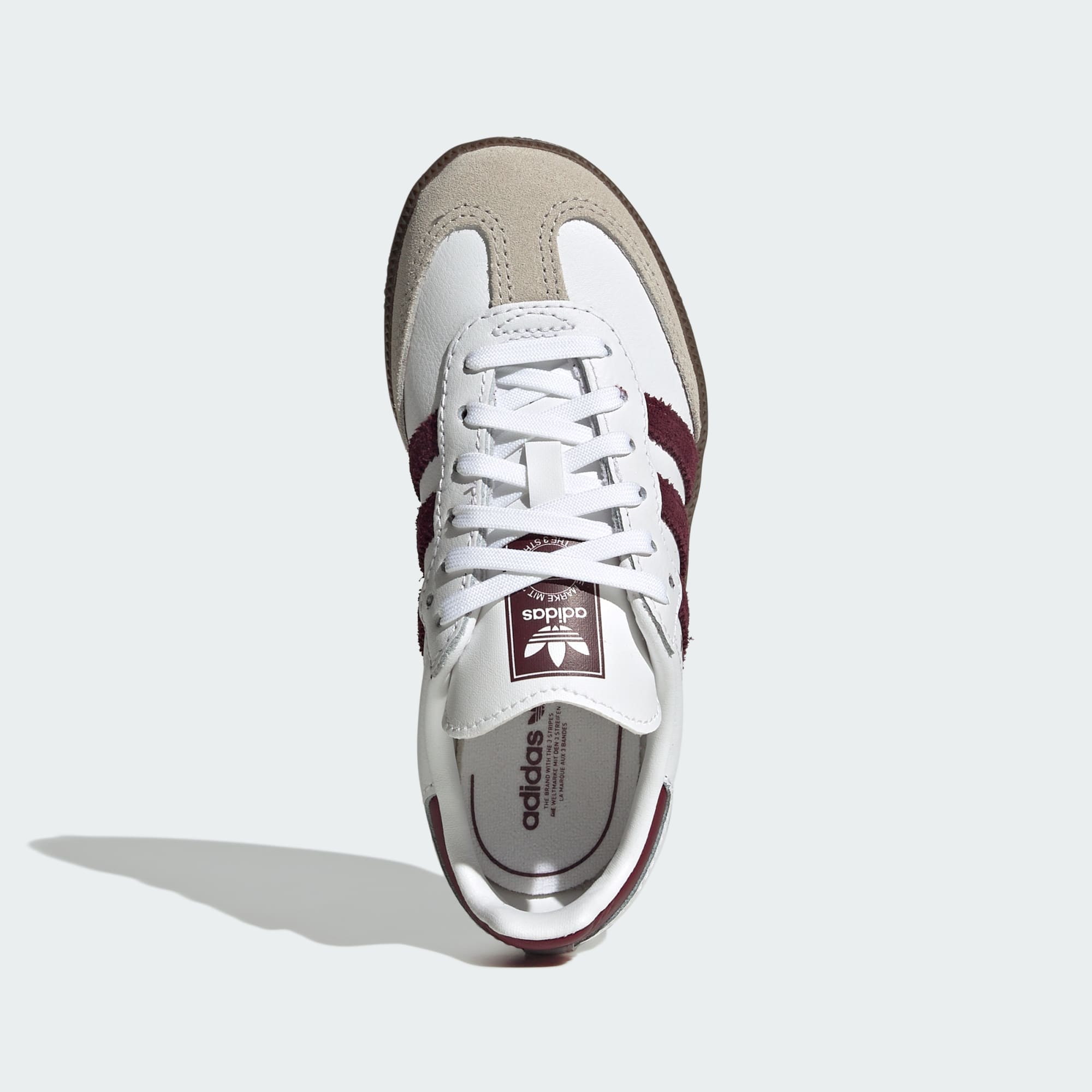 SAMBA OG SCHUH – Cloud White / Maroon / Gum – KZ8682
