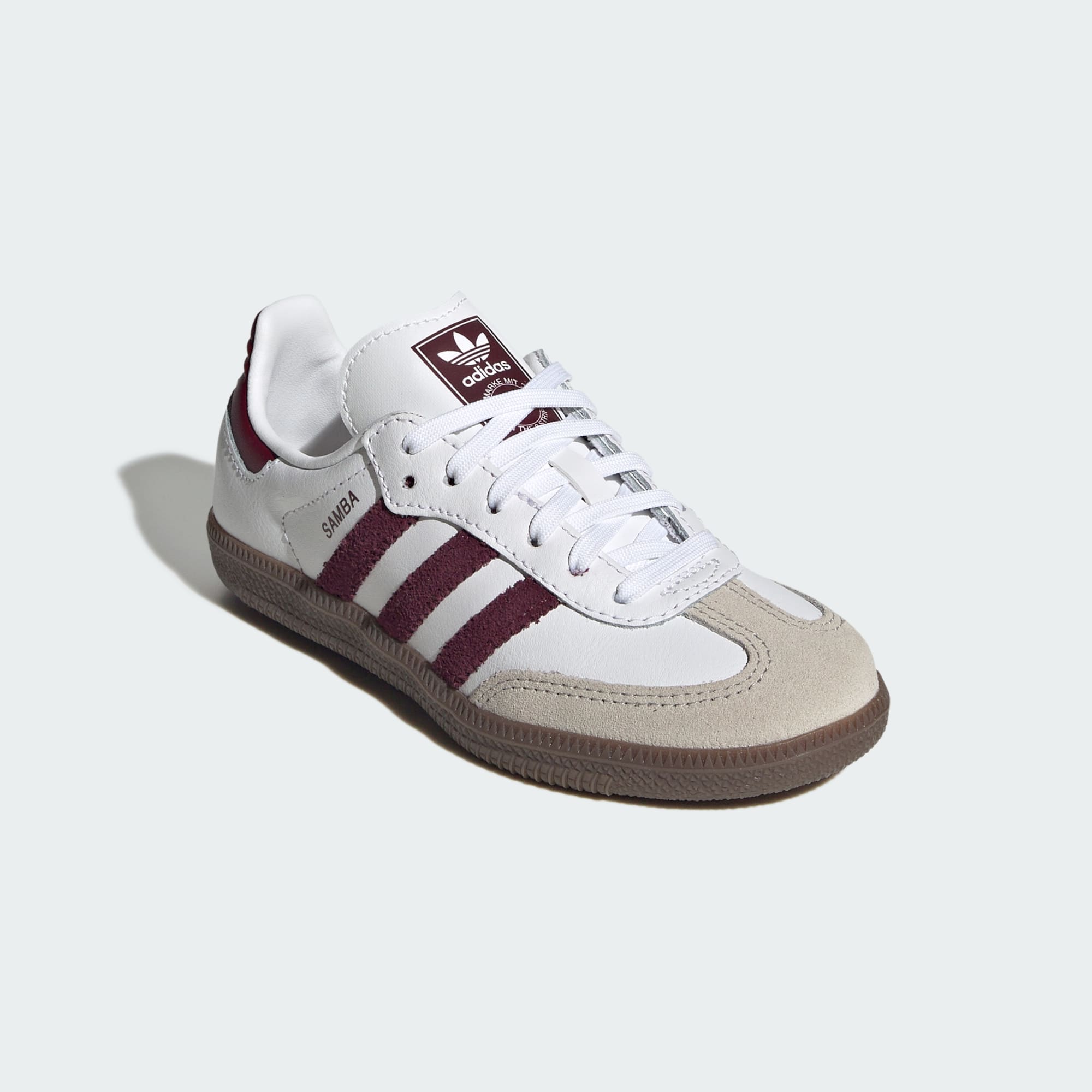 SAMBA OG SCHUH – Cloud White / Maroon / Gum – KZ8682