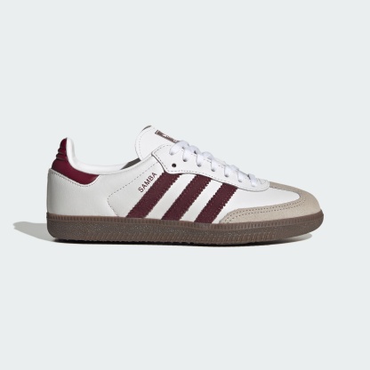 SAMBA OG SCHUH – Cloud White / Maroon / Gum – KZ8684