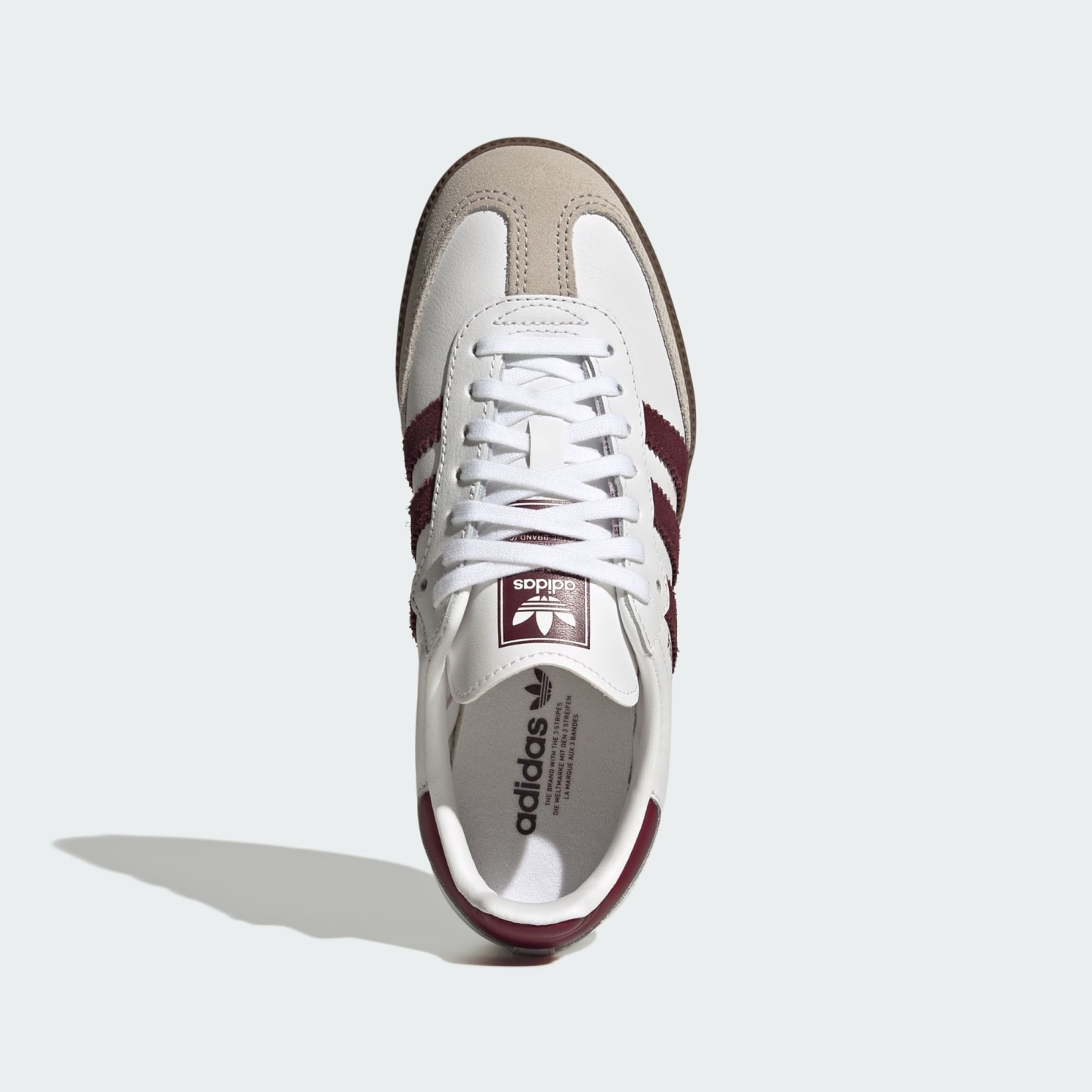 SAMBA OG SCHUH – Cloud White / Maroon / Gum – KZ8684