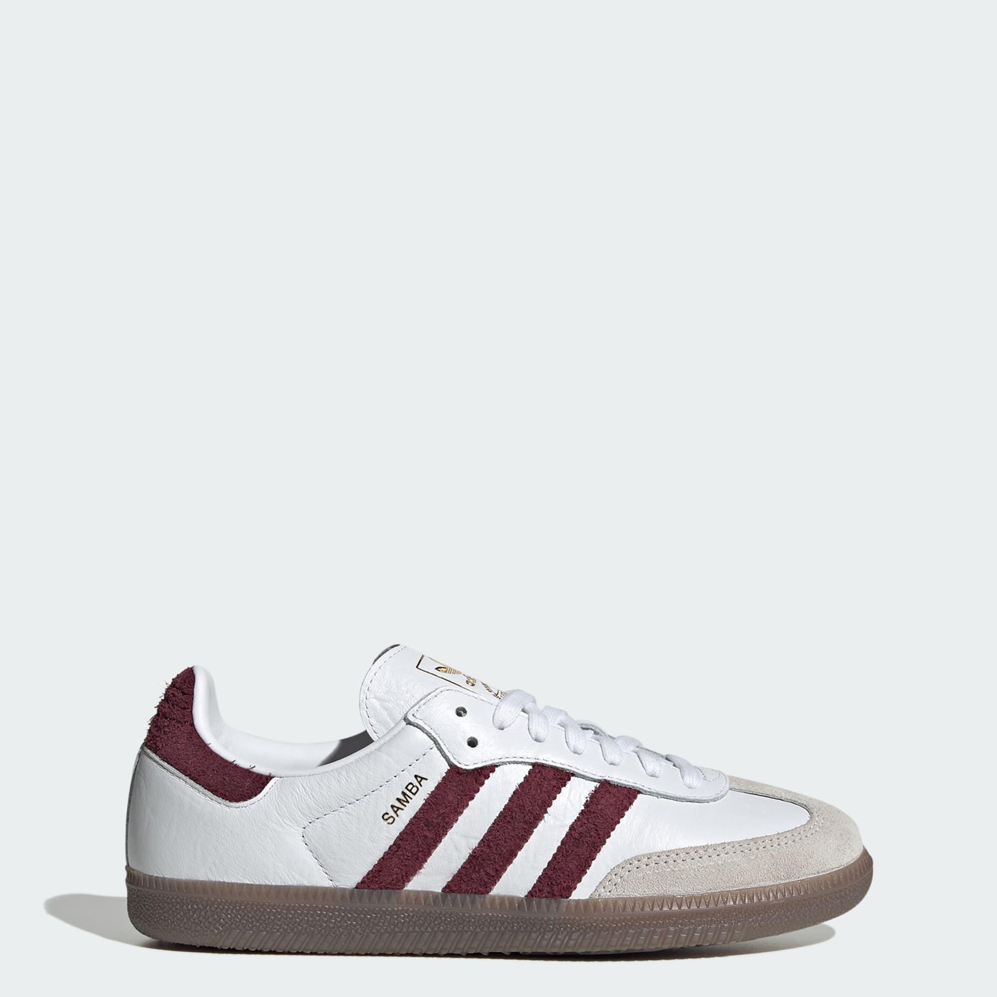 SAMBA OG SCHUH – Cloud White / Maroon / Gum – LA0973