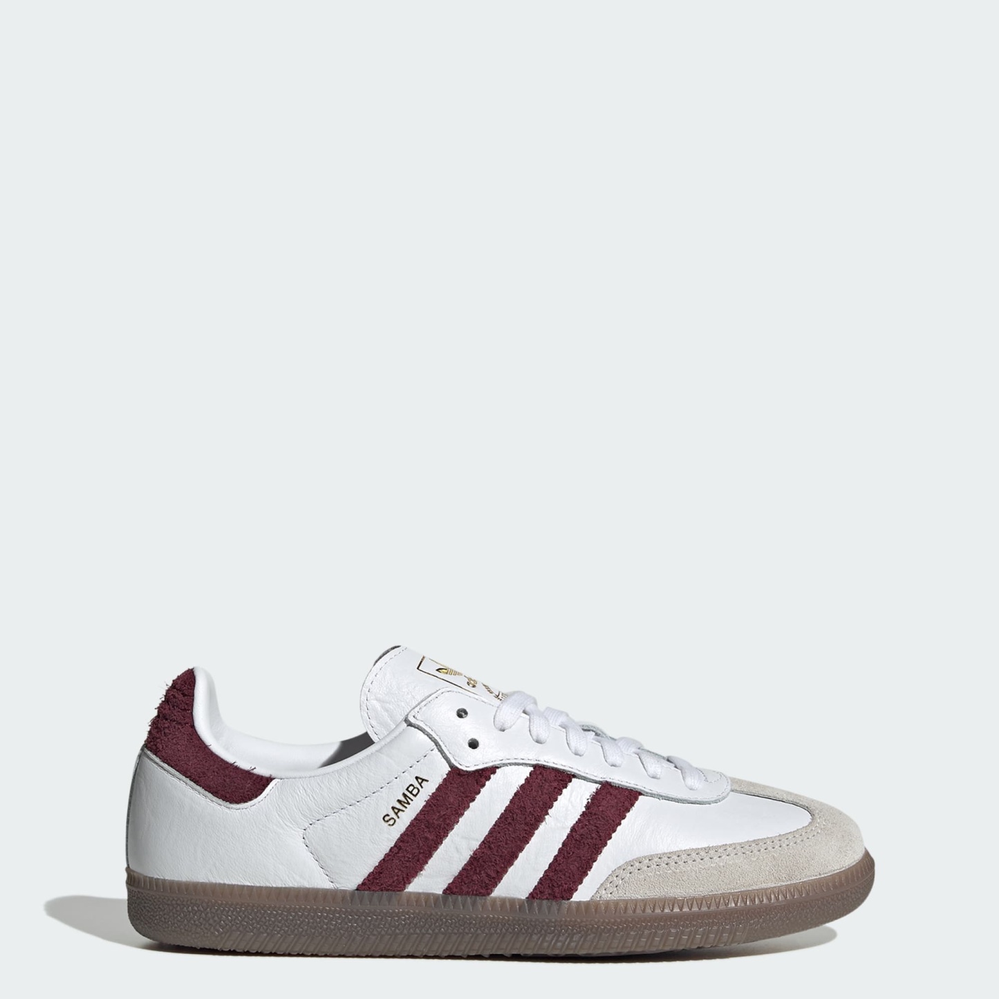 SAMBA OG SCHUH – Cloud White / Maroon / Gum – LA0973