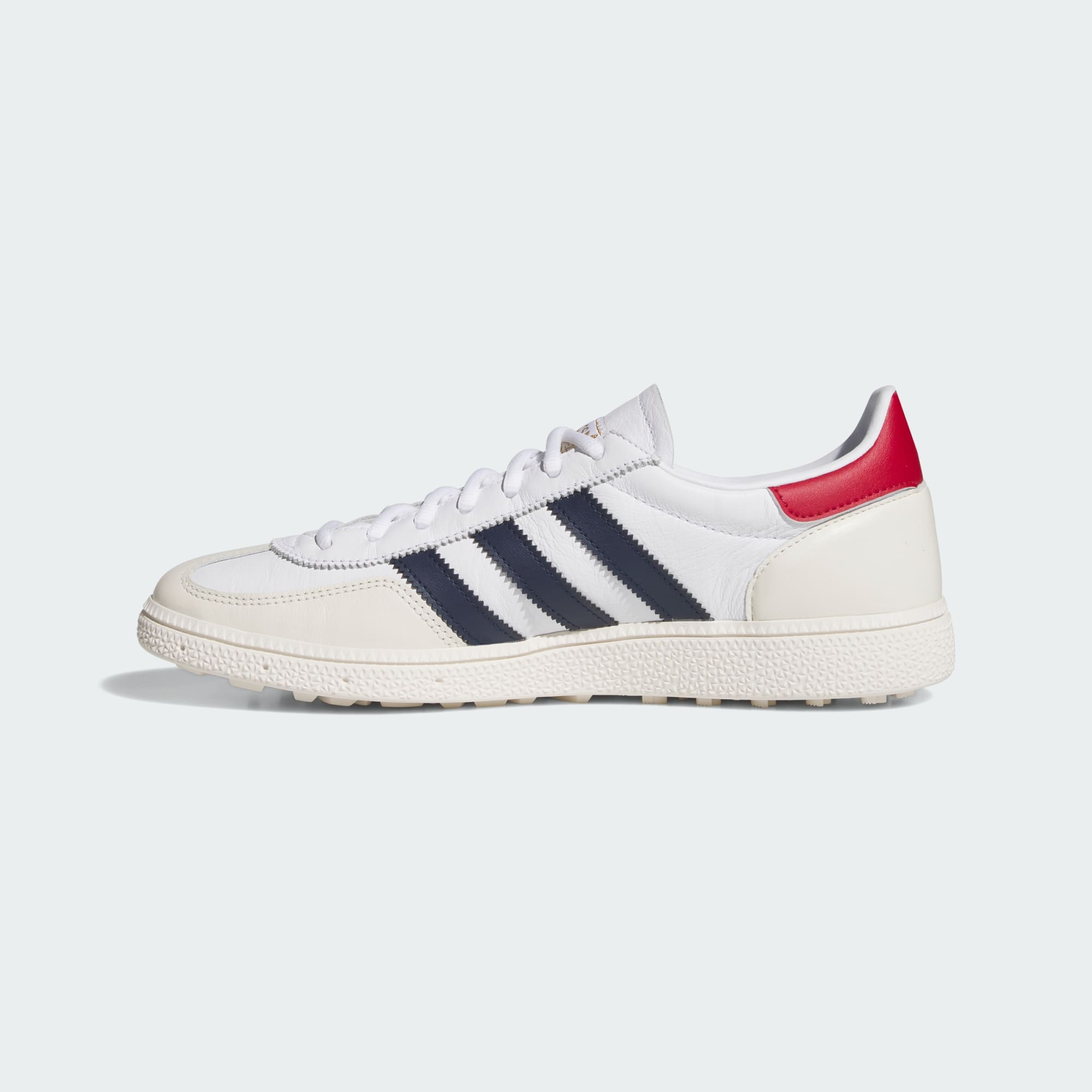 SPEZIAL SPIKELESS GOLFSCHUH – Cloud White / Night Indigo / Team Victory Red – KJ0849