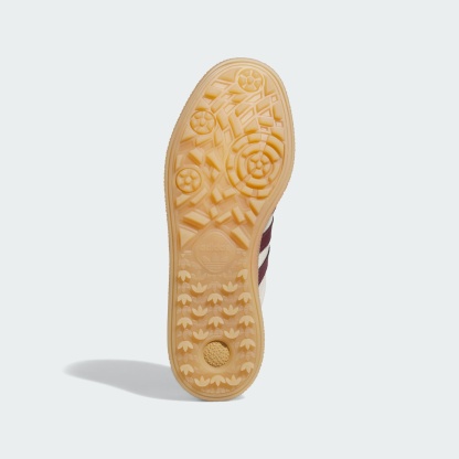 SPEZIAL SPIKELESS GOLFSCHUH – Off White / Maroon / Gum – KJ0851