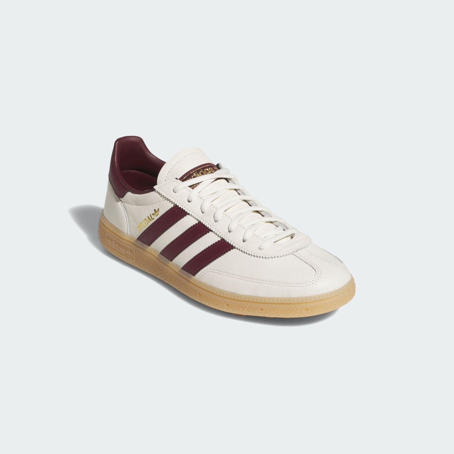 SPEZIAL SPIKELESS GOLFSCHUH – Off White / Maroon / Gum – KJ0851